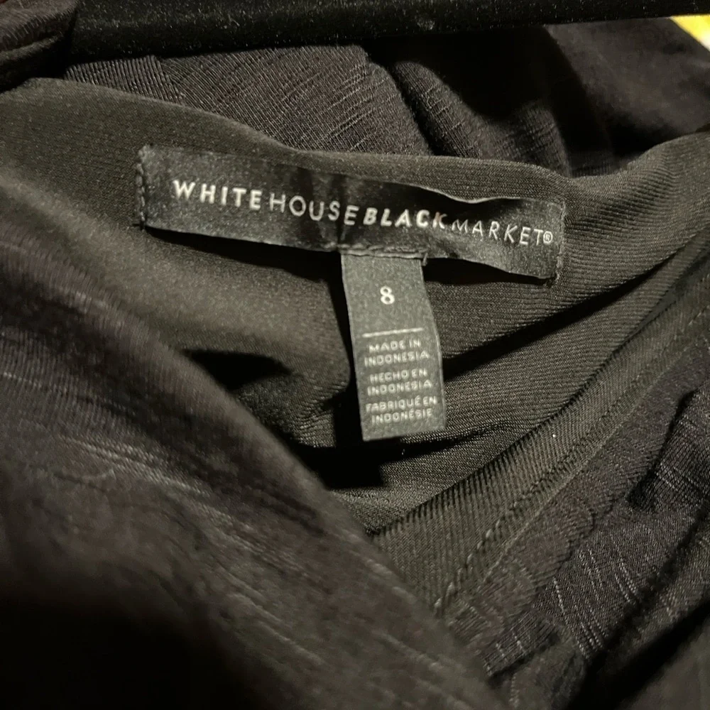 White House black market whbm little black dress classic size 8